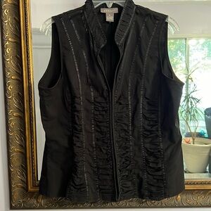 Kenar Black Corset Style Top
